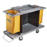 Dual Handle Room service Trolley Housekeeping Cart